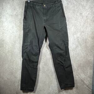 Vertx Pants Mens Size‎ 34X34 Black Cargo Pockets Straight Flat Front Gorpcore